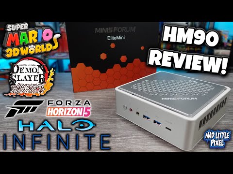 The Minisforum EliteMini HM90 Ryzen 9 Mini PC! EMULATION &amp; PC Gaming MINI BEAST!