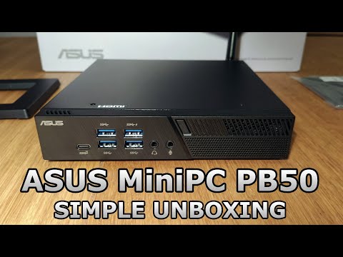ASUS Mini PC PB50 Ryzen 5: Simple Unboxing (no talking)