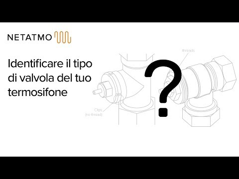 Identificare il tipo di valvola del tuo termosifone