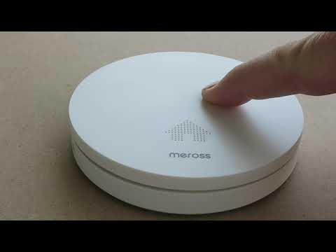 Test rilevatore di fumo allarme antincendio casa Meross GS546