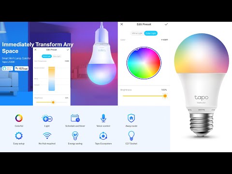 TP-Link Smart Wi-Fi Tapo Bulb Colorful L530E LOOKS GREAT!!!
