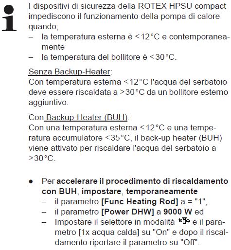 Pompa di calore Rotex HPSU Compact: riscaldamento con mandata fissa