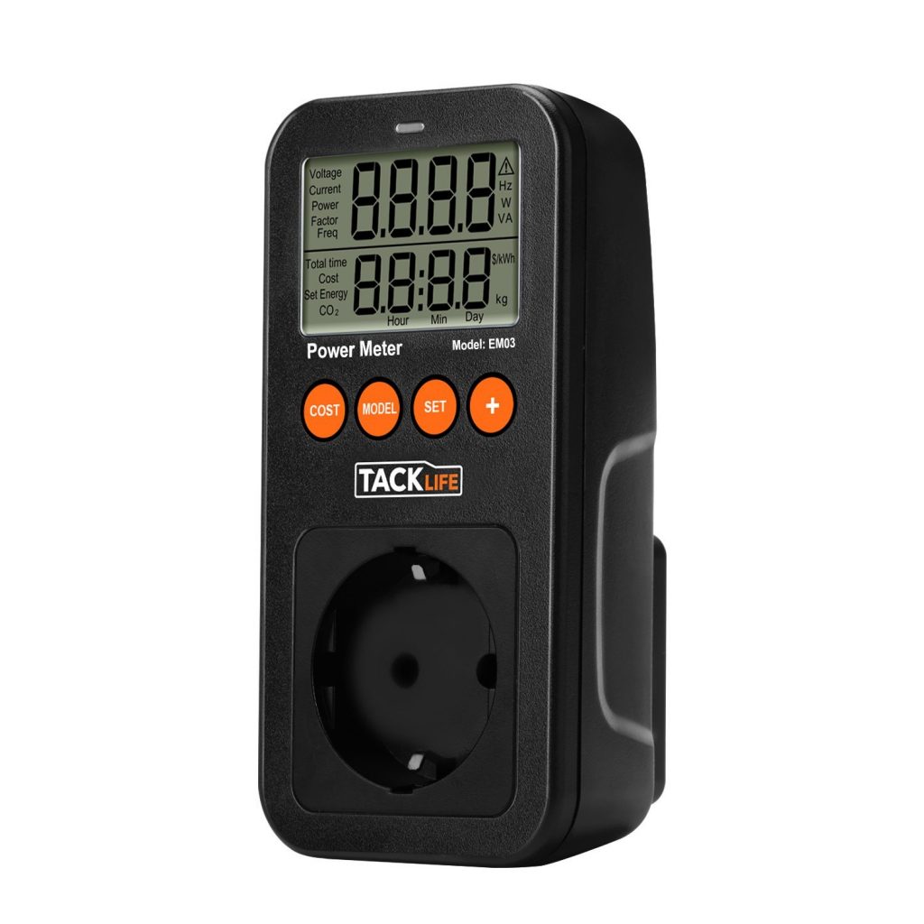 Tacklife Misuratore consumi elettrici EM03