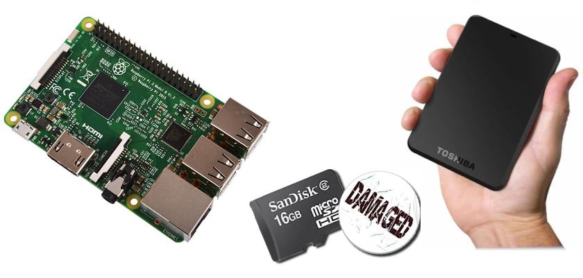 Raspberry Pi 3 B+ HDD hard disk esterno | Raspberry boot da USB