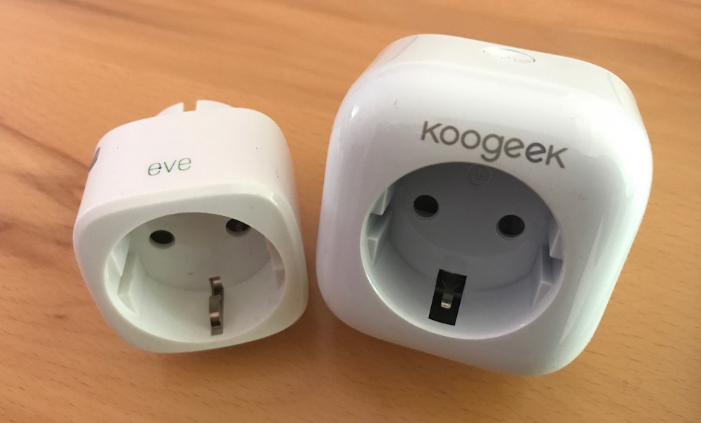 Prese Smart HomeKit Elgato Eve Energy vs KooGeek