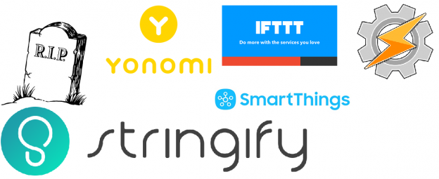 Stringify shutdown: quali alternative ? Yonomi, IFTTT, Tasker, SmartThings