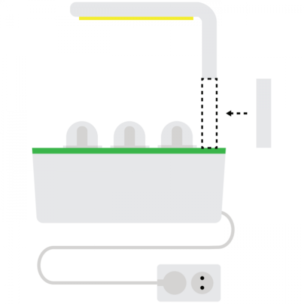 Giardino Idroponico IDOO Da Interno - Con Luci LED Full Spectrum, Timer E 4 Serbatoi, Altezza Regolabile 68cm - Foto 5