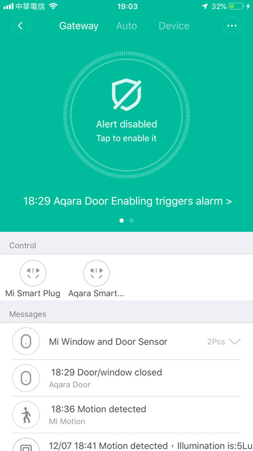Allarme Xiaomi antifurto