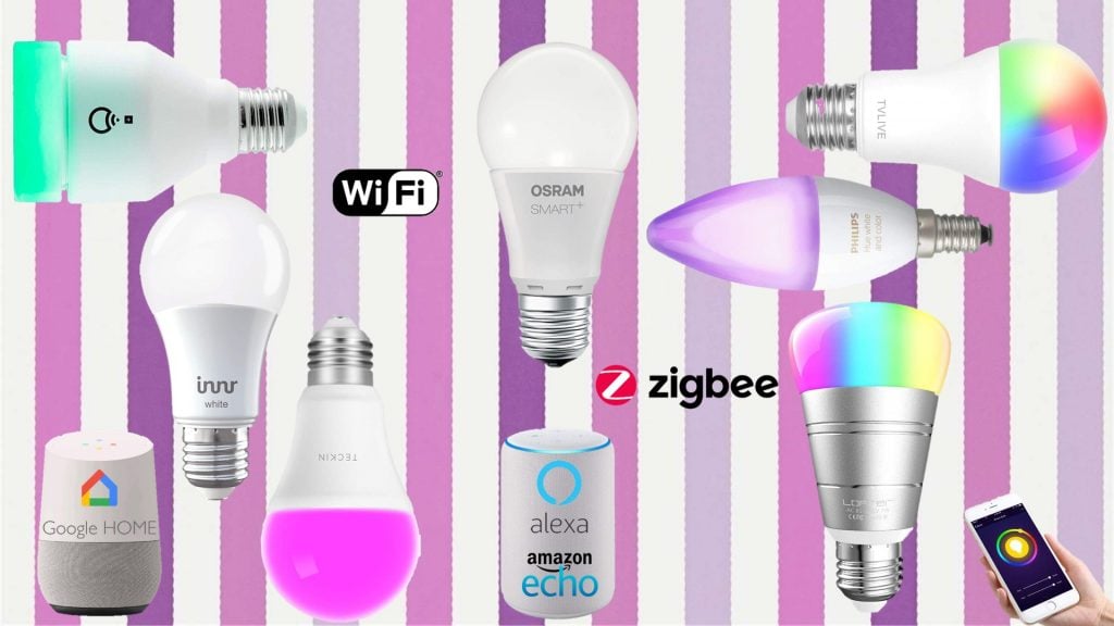 Lampadine WiFi e Zigbee smart: controllo luci con Google Home ed Alexa