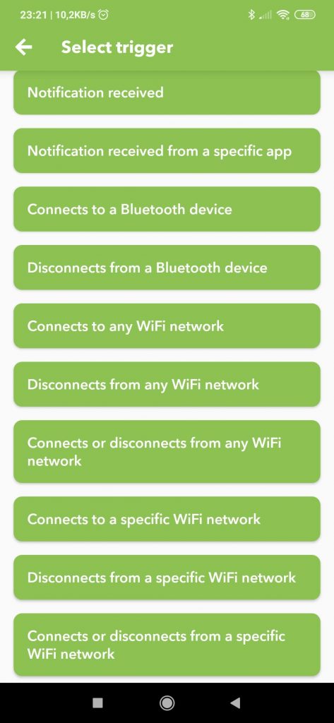 IFTTT Android Device