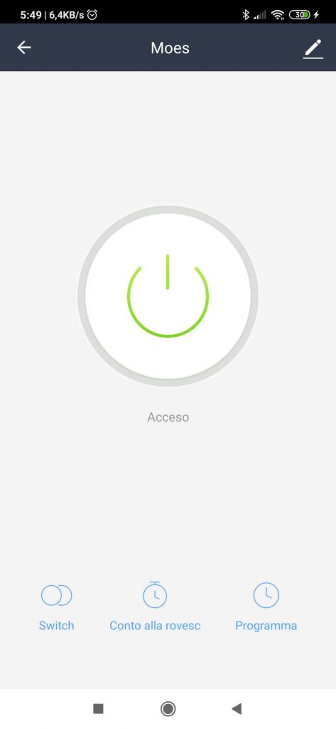 Interruttore WiFi Moes Smart Life