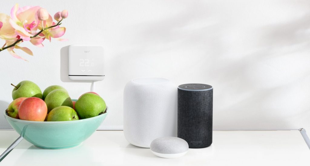 Termostato intelligente con Alexa o Google Home