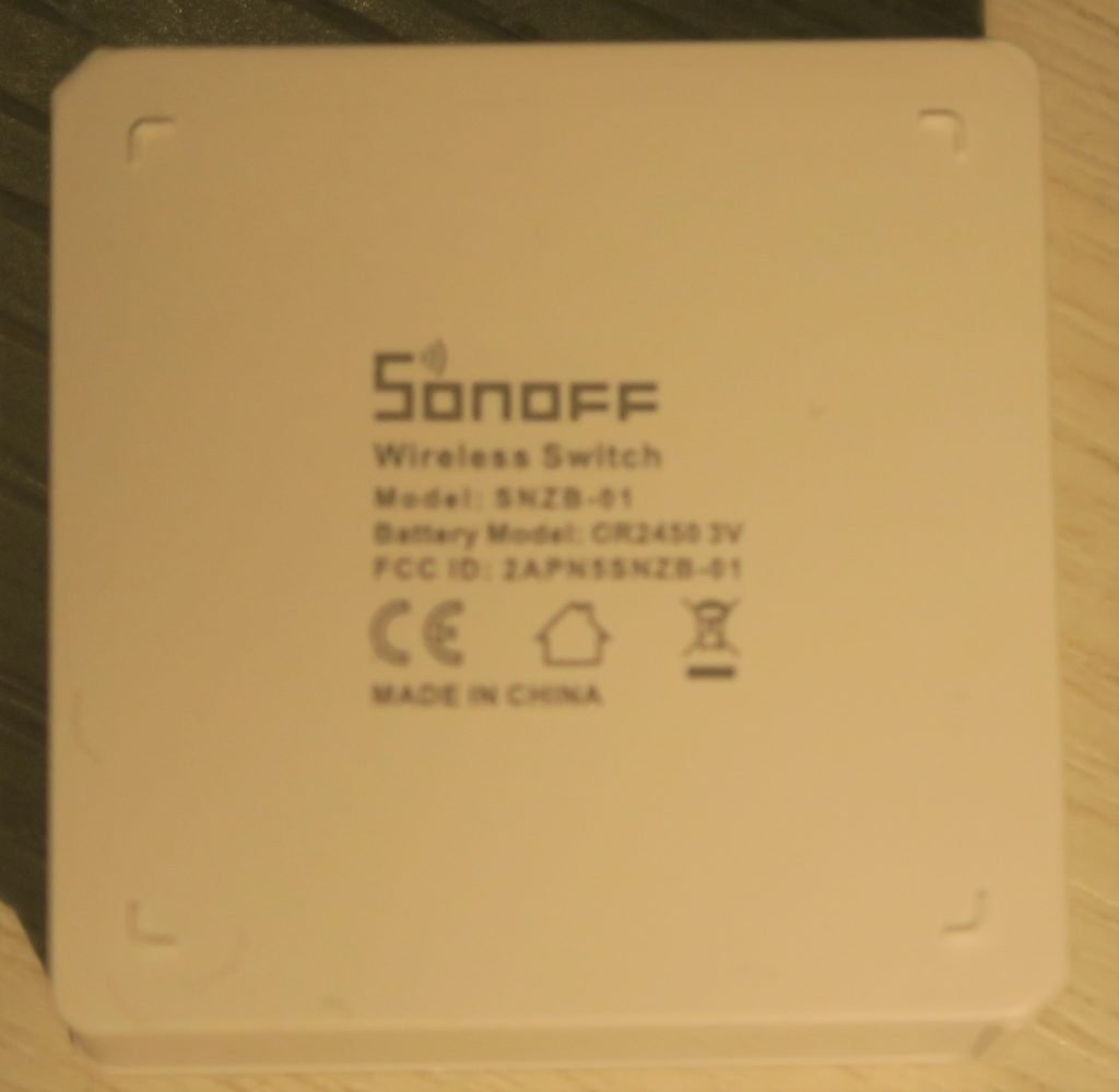 Pulsante wireless Sonoff SNZB-01