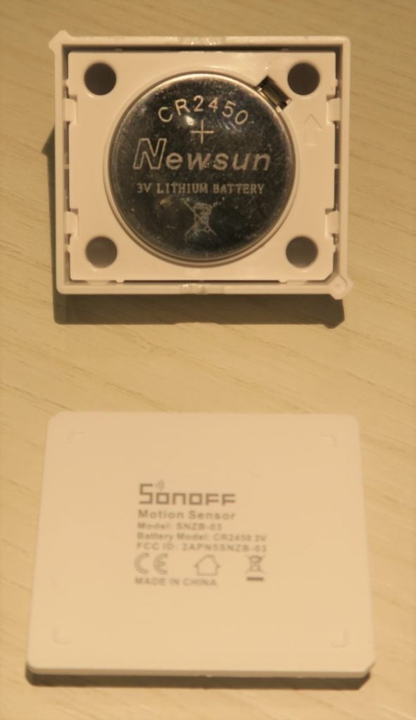 Sensore di movimento Zigbee Sonoff SNZB-03