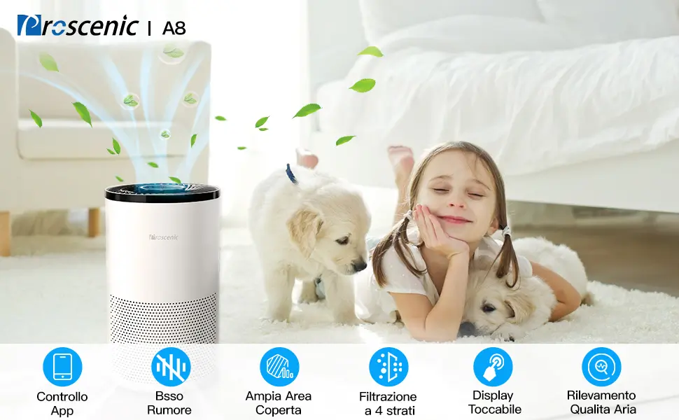 Purificatore aria Proscenic A8