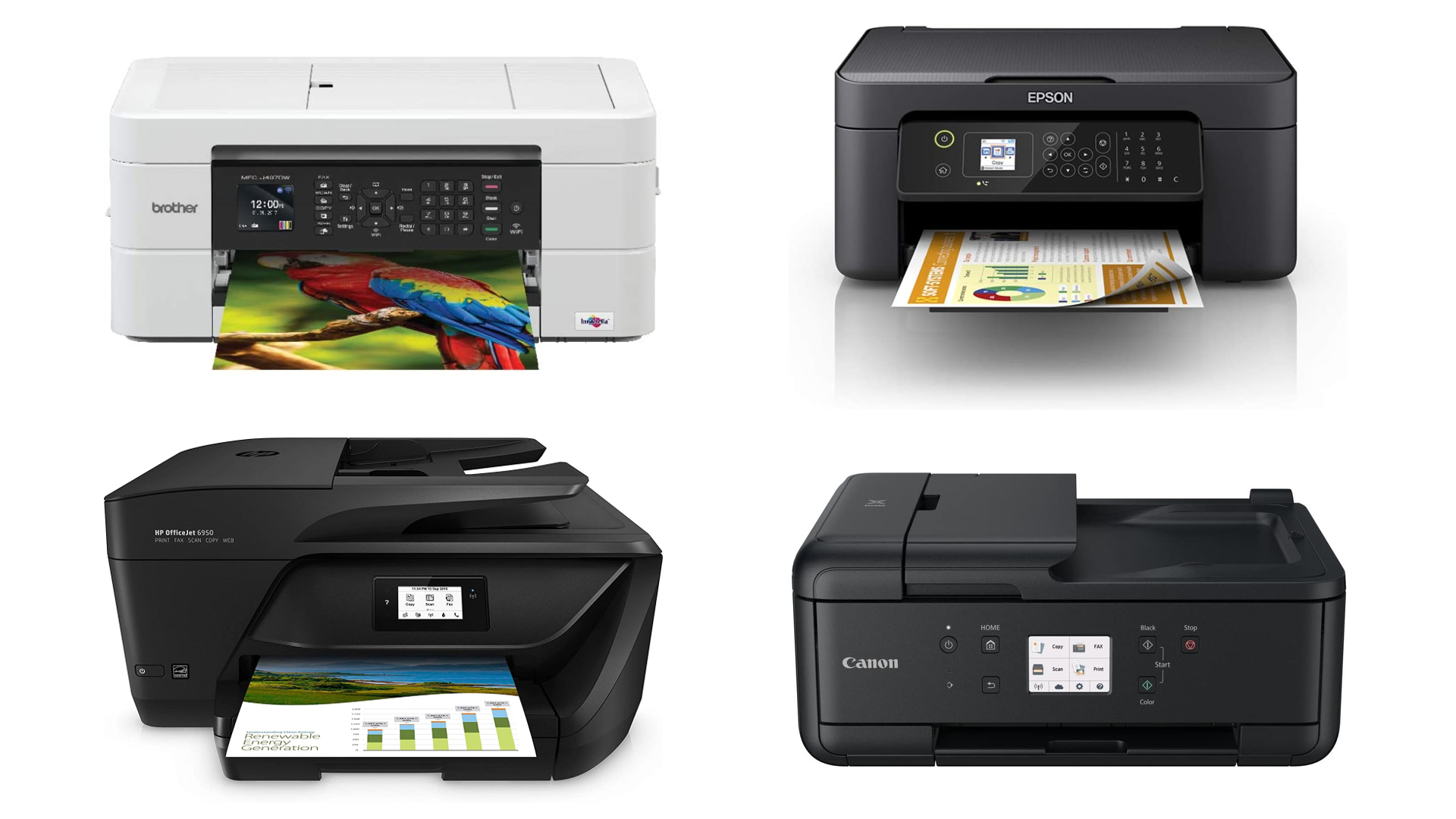 Stampante a colori per ufficio a casa piccola copiatrice a scansione  domestica