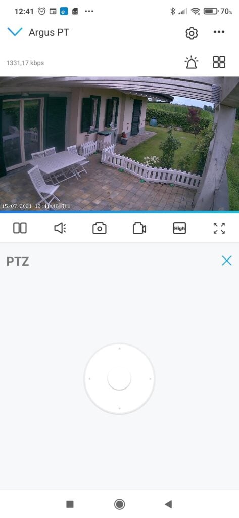 App Reolink Argus PT