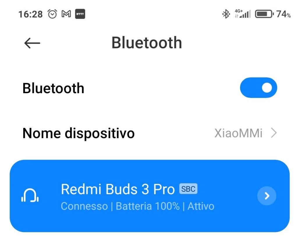 Cuffie bluetooth Xiaomi Redmi Buds 3 Pro