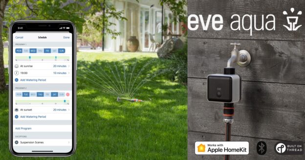 Eve Aqua centralina irrigazione smart HomeKit