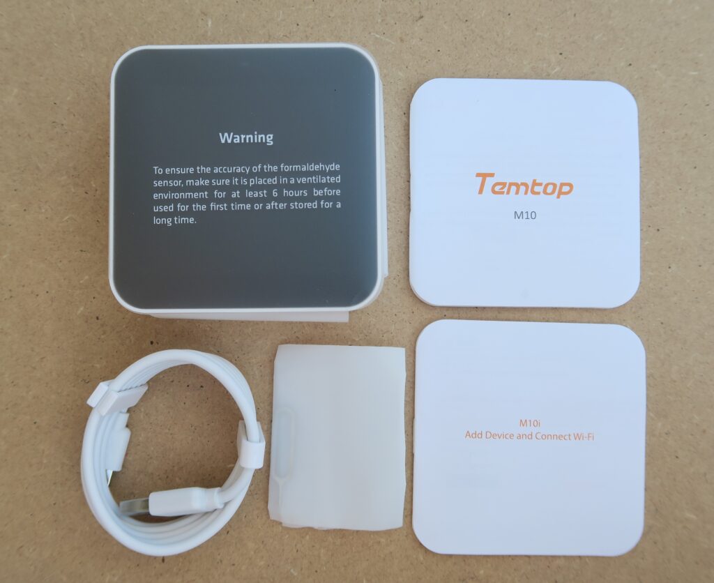 Unboxing rilevatore qualità aria Temtop M10i