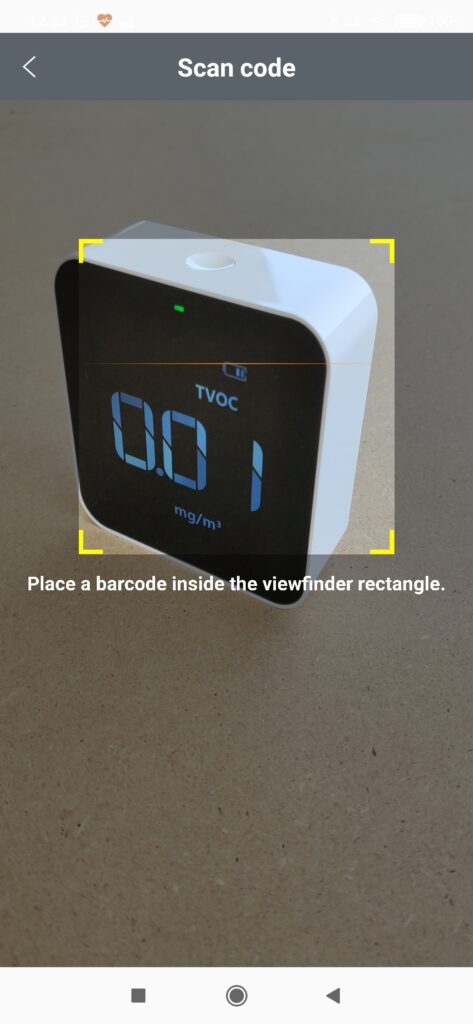 rilevatore qualità aria Temtop M10i app