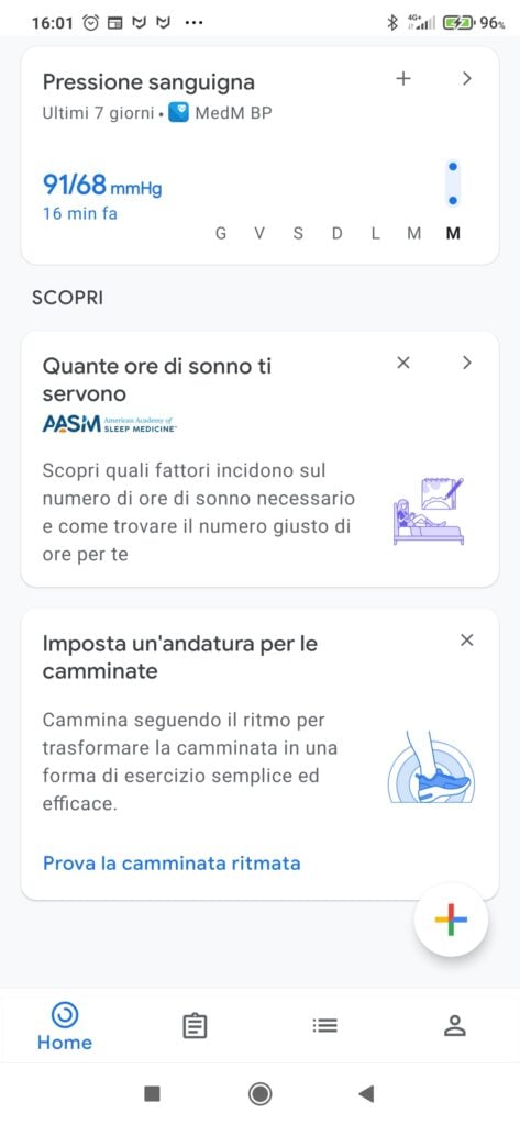 Omron X7 Smart Google Fit