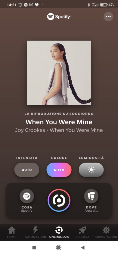 Philips Hue Spotify