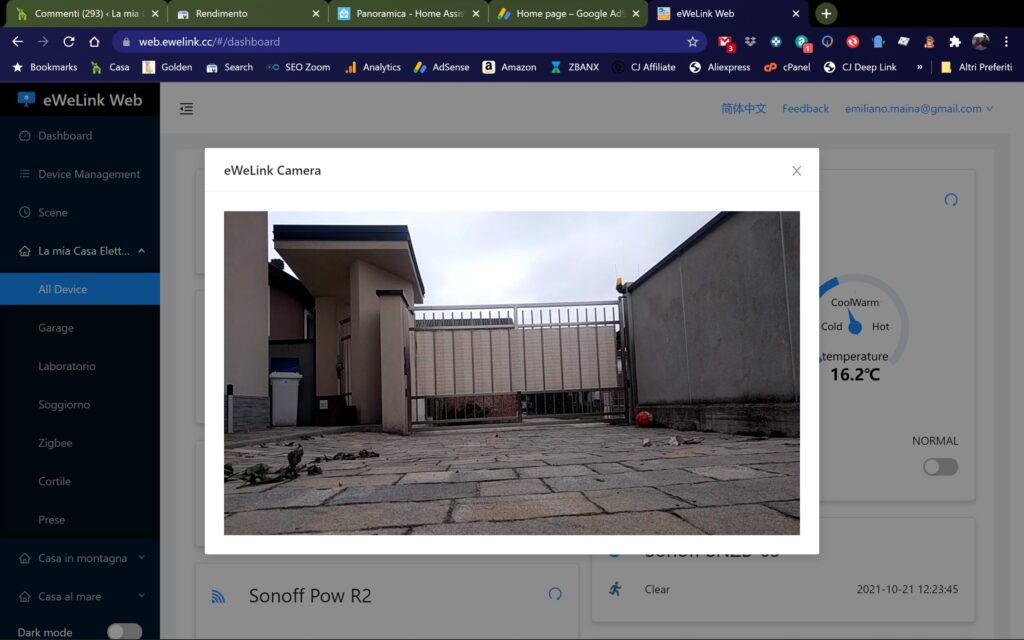 eWeLink Camera su PC Windows o Mac