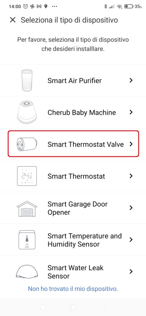 Valvole termostatiche WiFi Meross MTS150