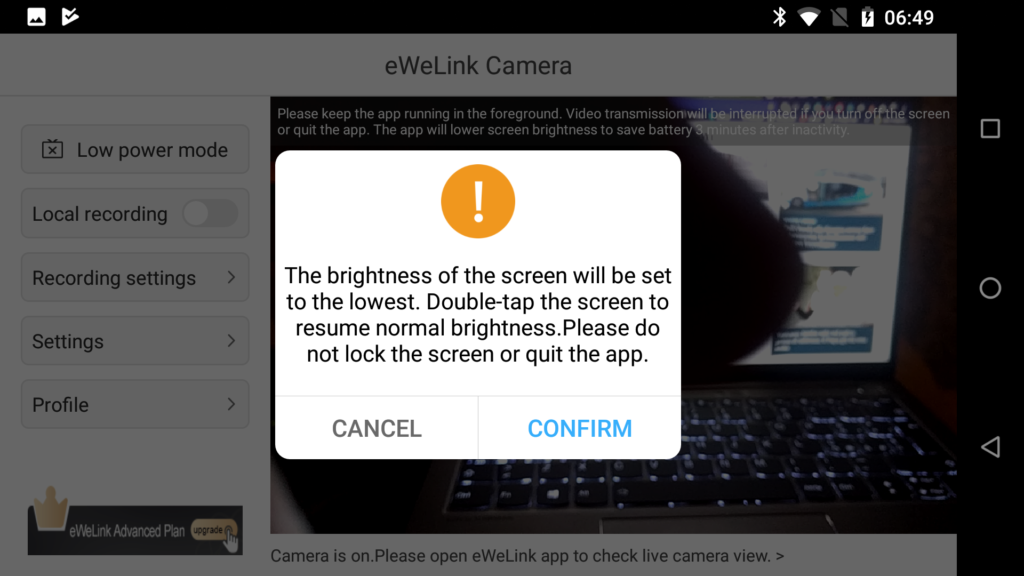 eWeLink Camera App