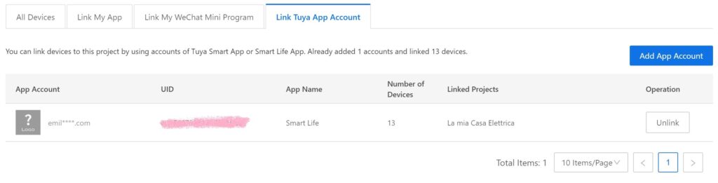 Tuya IoT platform