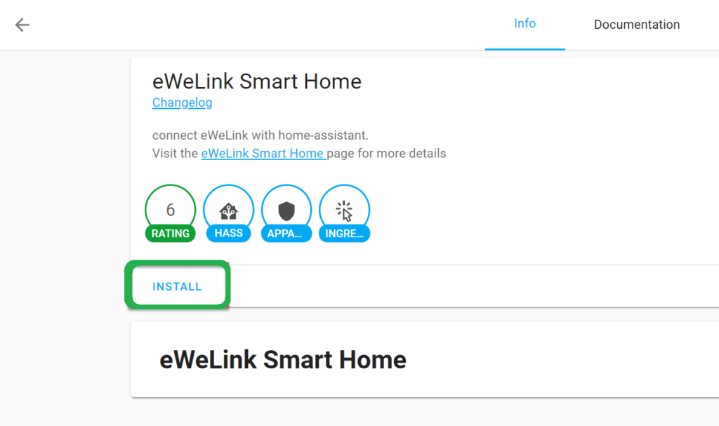 Installazione Add-On eWeLink su Home Assistant OS