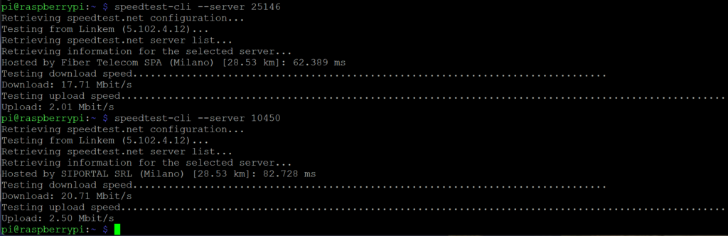 Speedtest CLI