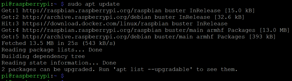 Aggiornare Rasperry Pi OS