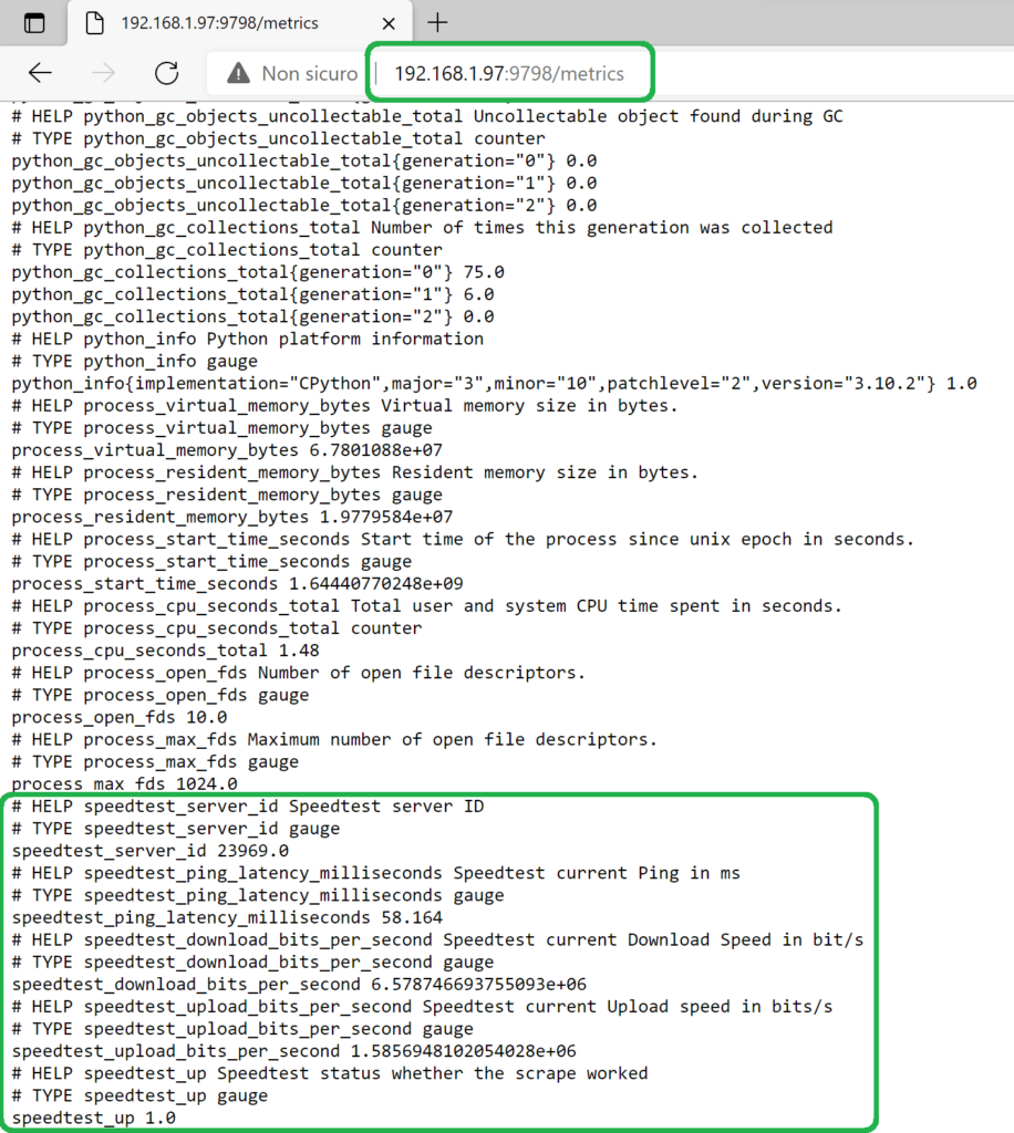 Prometheus Speedtest Exporter