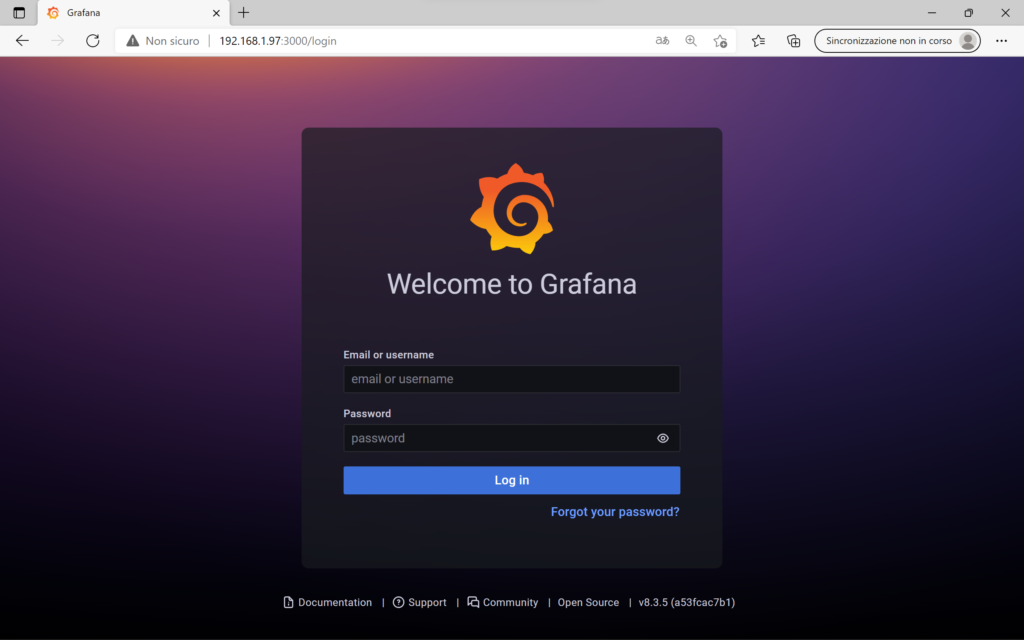 Grafana su Raspberry Pi