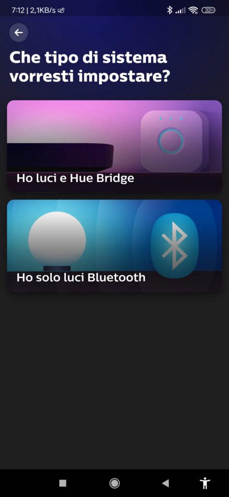 Collegare e configurare Philips Hue Bridge