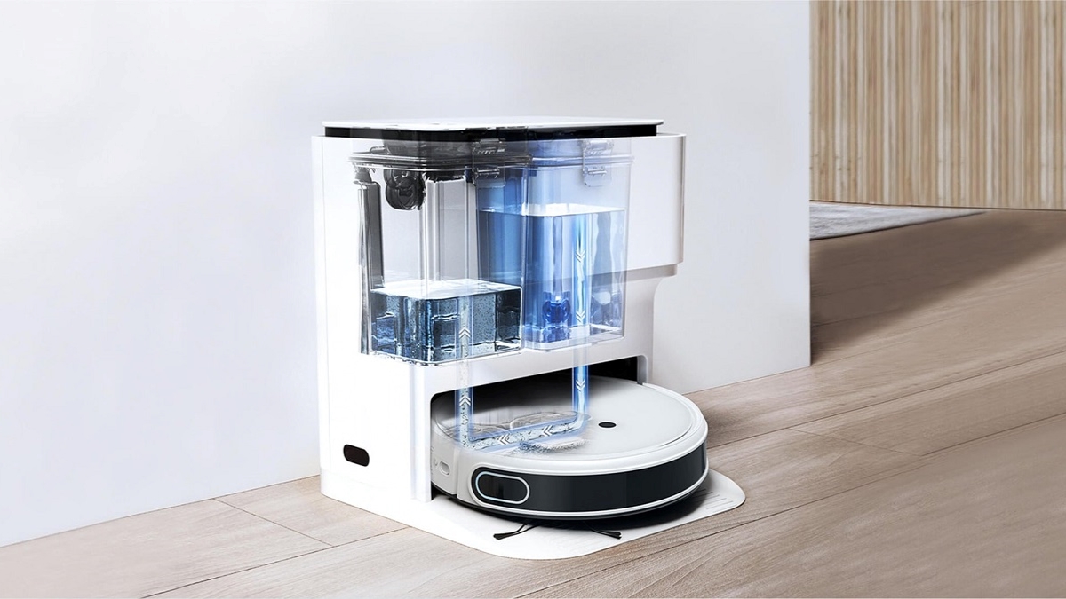 Yeedi Mop station: robot lavapavimenti con base autopulente