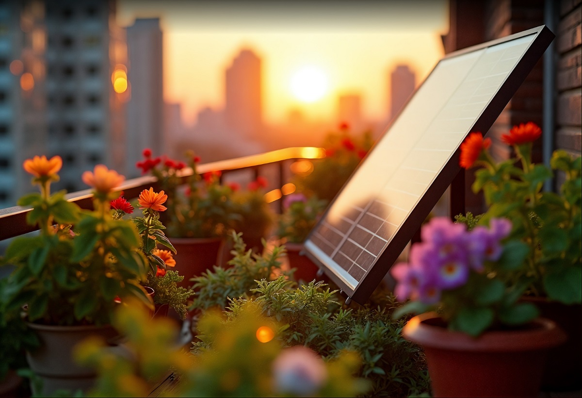 fotovoltaico da balcone